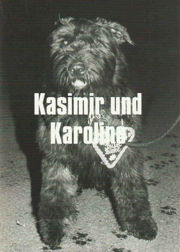 Programmheft Kasimir und Karoline Münchner Volkstheater 2004