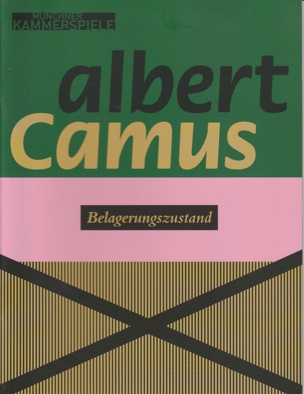 Programmheft Albert Camus: Belagerungszustand Münchner Kammerspiele 2009