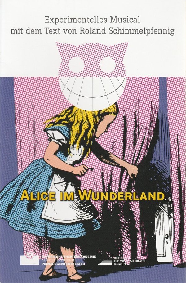 Programmheft Alice im Wunderland Bayerische Theaterakademie August Everding 2014
