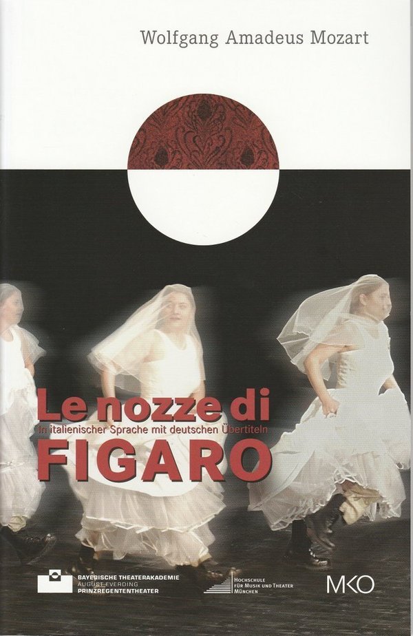 Programmheft Le nozze di Figaro Bayerische Theaterakademie 2010