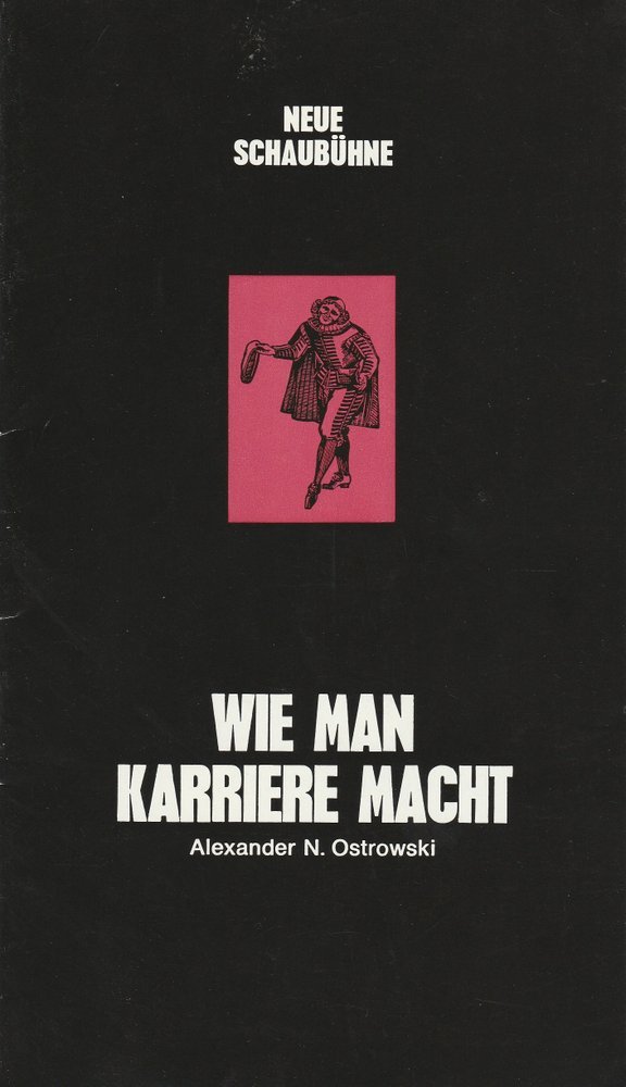 Programmheft WIE MANN KARRIERE MACHT Neue Schaubühne 1973