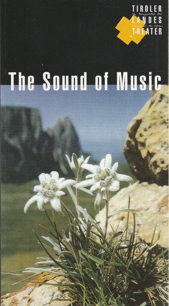 Programmheft The Sound of Music ( Trapp Familie ) Tiroler Landestheater 1995