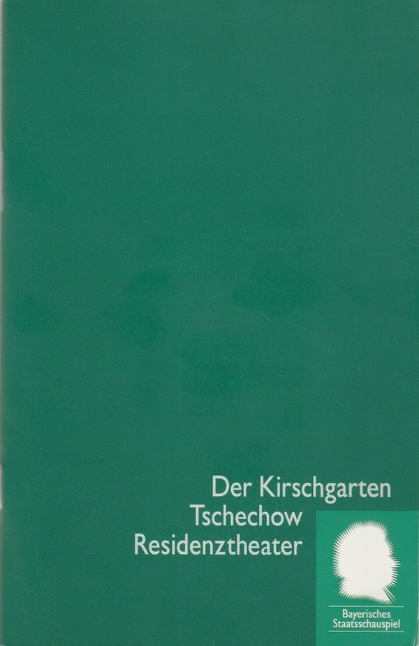 Programmheft Der Kirschgarten. Komödie von Anton Tschechow Residenztheater 1993