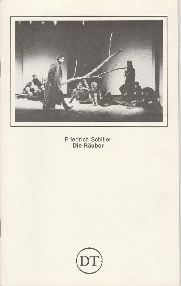 Programmheft DIE RÄUBER Friedrich Schiller Deutsches Theater in Göttingen 1982