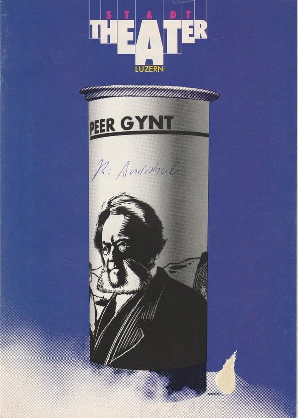 Programmheft PEER GYNT von Henrik Ibsen Stadttheater Luzern 1983