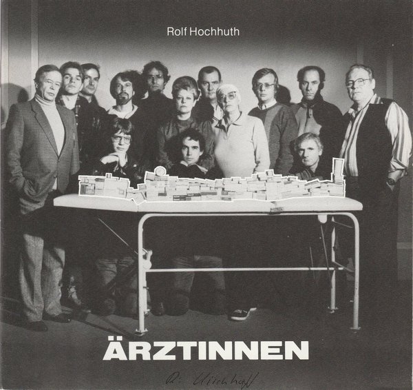 Programmheft ÄRZTINNEN von Rolf Hochhuth Staatstheater Saarbrücken 1983