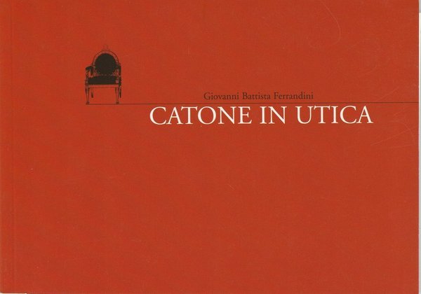 Programmheft Ferrandini: CATONE IN UTICA Staatstheater am Gärtnerplatz 2003