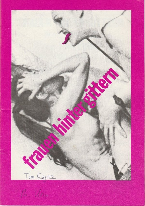 Programmheft FRAUEN HINTER GITTERN von Tom Eyen. Studiotheater München 1985