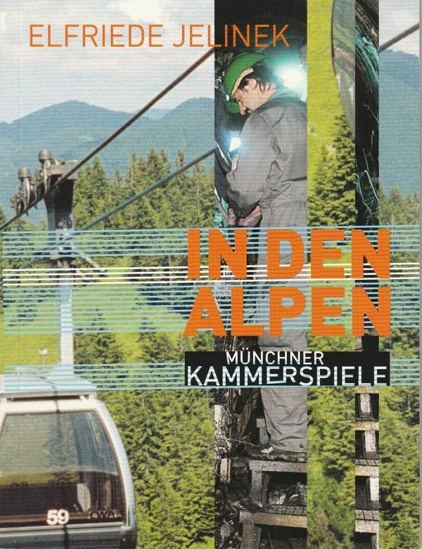 Programmheft Uraufführung In den Alpen von Elfriede Jelinek 2002
