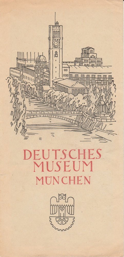 Flyer Deutsches Museum München ( ca. 1955 )
