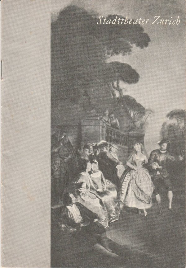 Blätter des Stadttheaters Zürich Spielzeit 1952 / 53 Nr. 15