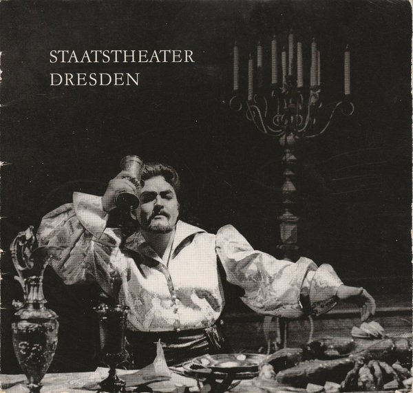 Programmheft Theater-Vorschau 1. Halbjahr 1965 Staatstheater Dresden