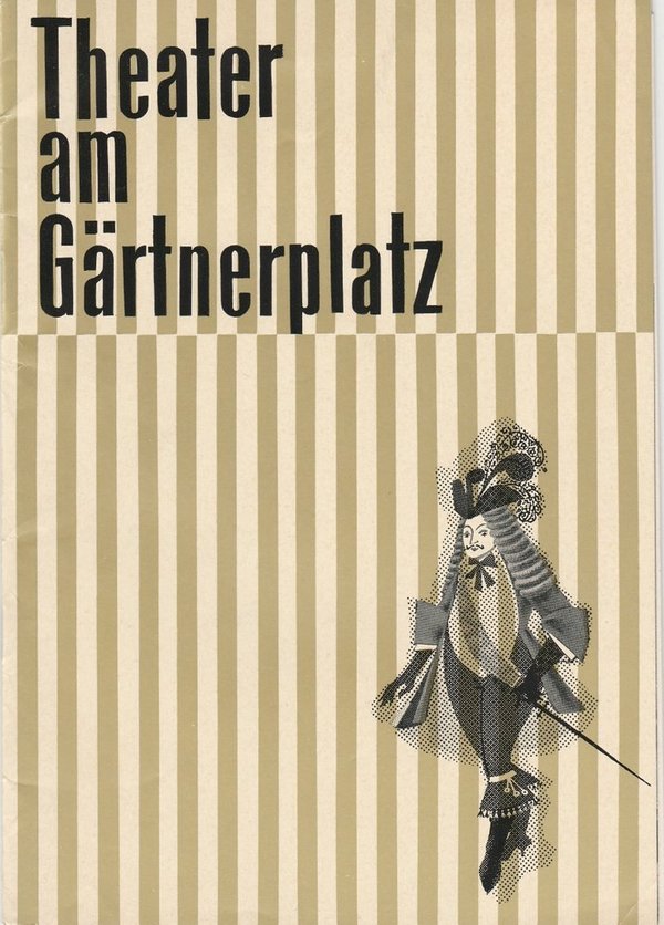 Programmheft Mark Lothar: SCHNEIDER WIBBEL Theater am Gärtnerplatz 1962