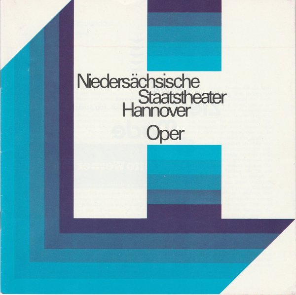 Programmheft Giuseppe Verdi: DER TROUBADOUR Oper Hannover 1974