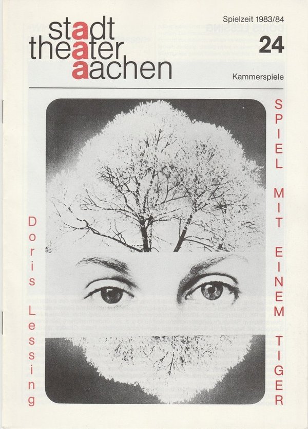Programmheft Doris Lessing: SPIEL MIT EINEM TIGER Stadttheater Aachen 1984