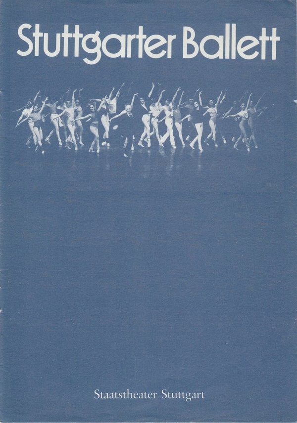 Programmheft BALLETTABEND Stuttgarter Ballett Gastspiel in Karl-Marx-Stadt 1986