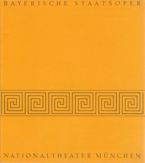 Blätter der Bayerischen Staatsoper Spielzeit 1975 / 76 Heft 1 Seite 1 bis 24