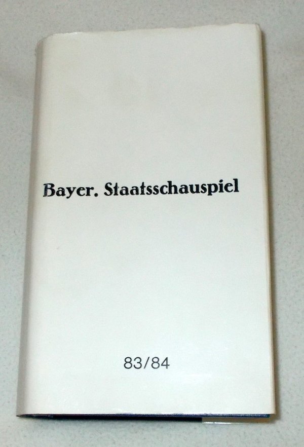 Programmhefte Bayerisches Staatsschauspiel 83 / 84 Papiertheater Brandner Kaspar