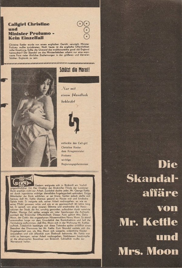 Programmheft J. B. Priestley SKANDALAFFÄRE  MR. KETTLE The. Karl-Marx-Stadt 1964