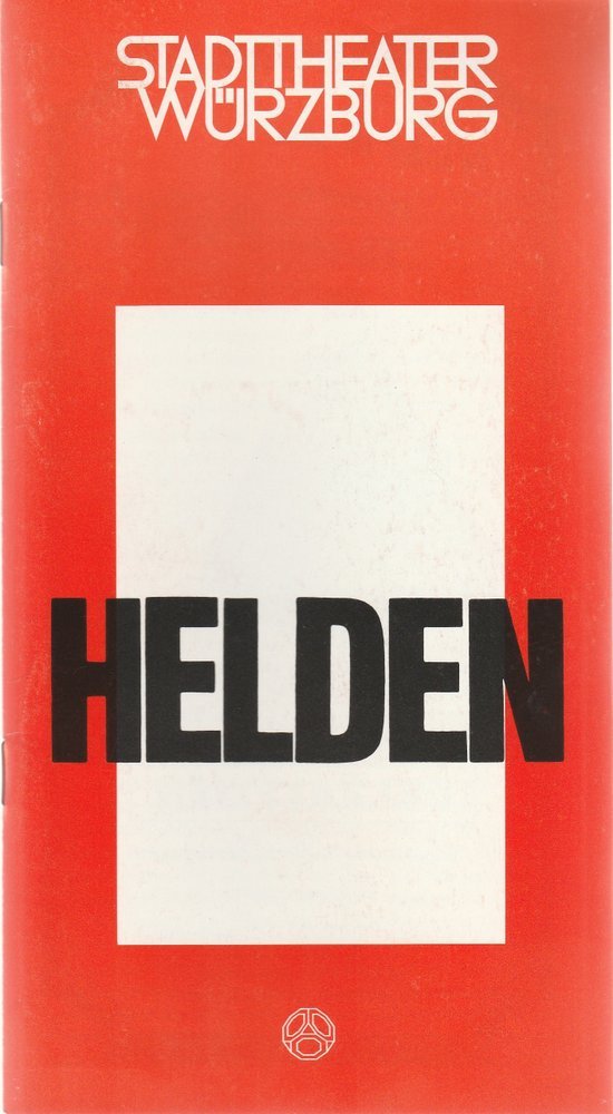 Programmheft Bernhard Shaw HELDEN Stadttheater Würzburg 1980