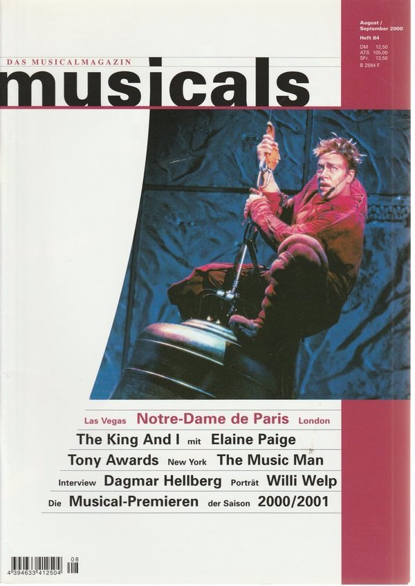 musicals Das Musicalmagazin August / September 2000 Heft 84