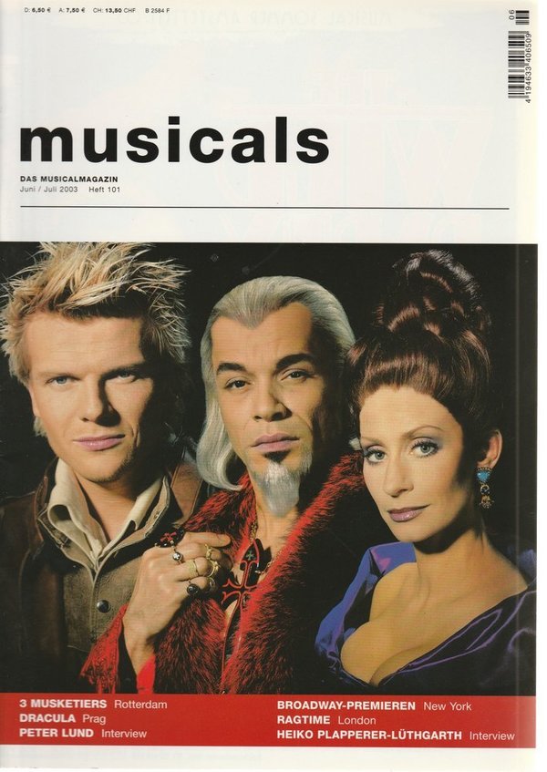 musicals Das Musicalmagazin Juni / Juli 2003 Heft 101