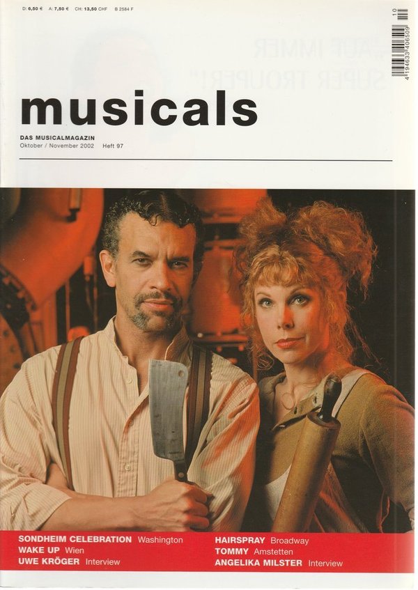 musicals Das Musicalmagazin Oktober / November 2002 Heft 97