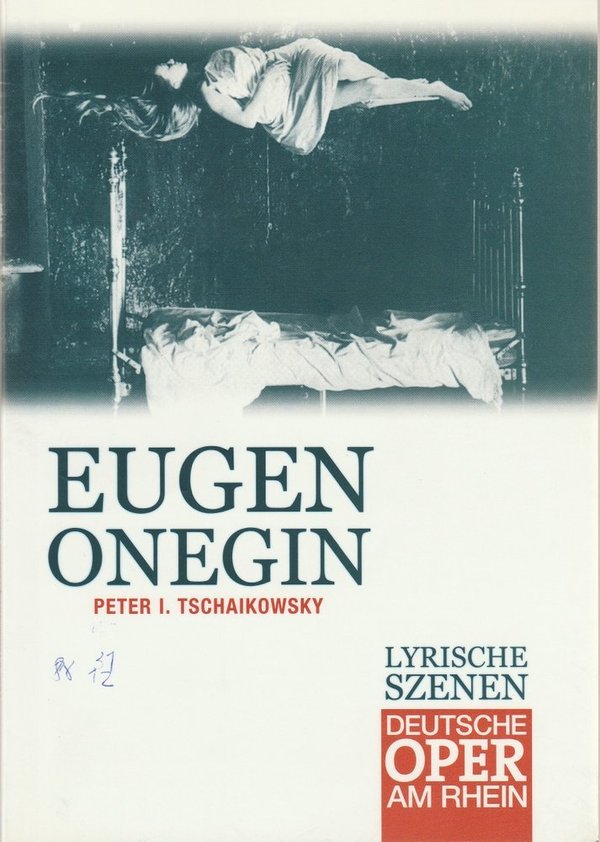 Programmheft Peter I. Tschaikowsky EUGEN ONEGIN Deutsche Oper am Rhein 2004