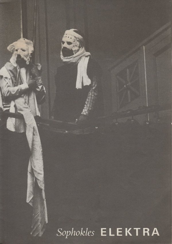 Programmheft Sophokles ELEKTRA Deutsches Theater 1980