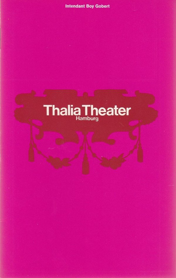Programmheft Simon Gray KLUGES KIND Thalia Theater 1970