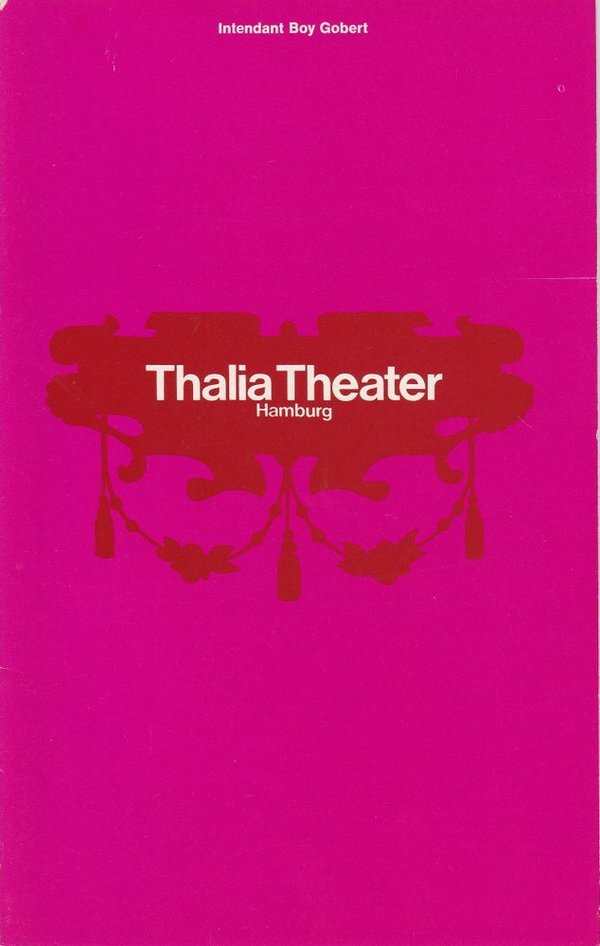 Programmheft Jean-Claude Carriere ICH SUCHE MONSIEUR FERRAND Thalia Theater 1970