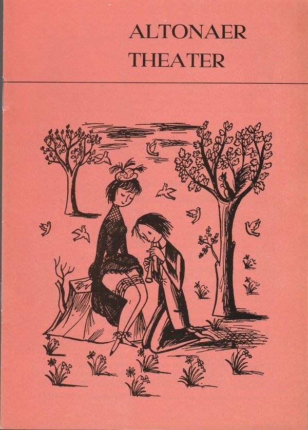 Programmheft Roman Niewiarowicz ICH LIEBE DICH Altonaer Theater 1975