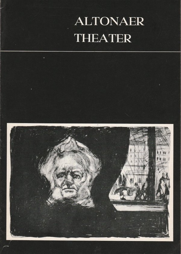 Programmheft Henrik Ibsen GESPENSTER Altonaer Theater 1976