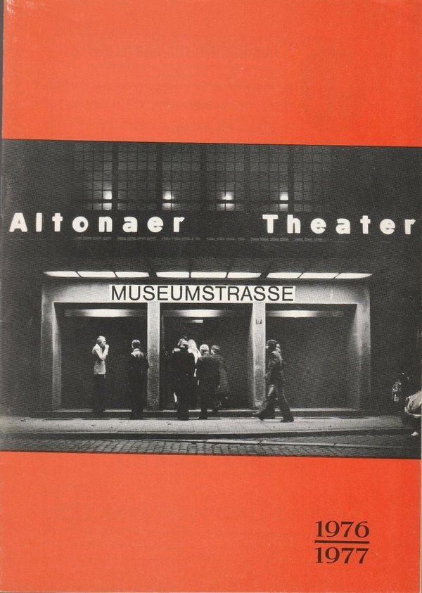 Altonaer Theater Museumstrasse Spielzeit 1976 / 1977 Spielzeitheft