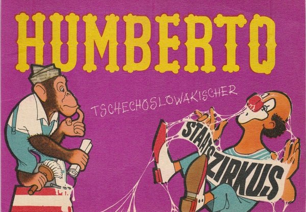 Programmheft ZIRKUS HUMBERTO 1967 - Sondergastspiel in der DDR