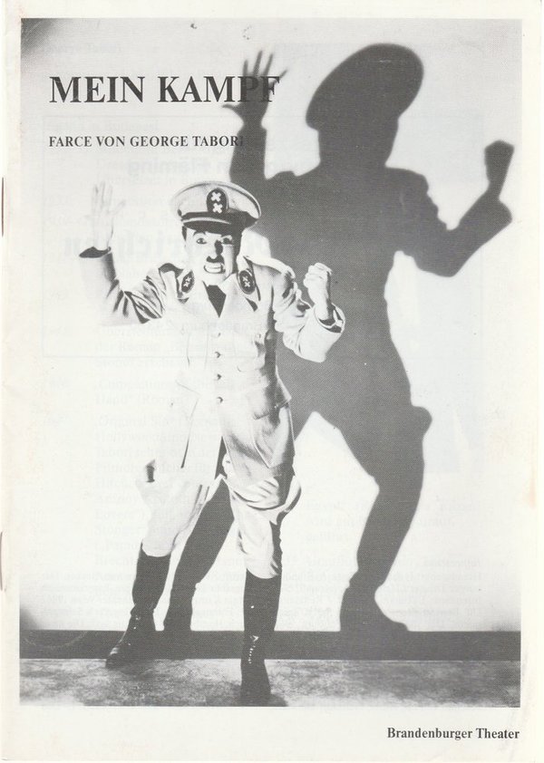 Programmheft MEIN KAMPF von George Tabori Brandenburger Theater 1991