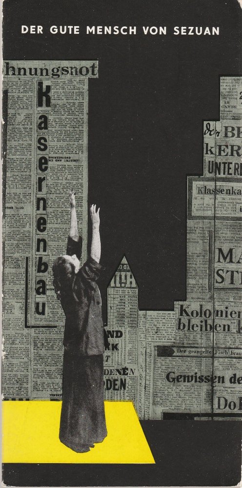 Programmheft Bertolt Brecht DER GUTE MENSCH VON SEZUAN Berliner Ensemble 1958