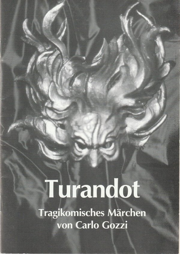 Programmheft Carlo Gozzi TURANDOT Südostbayerisches Städtetheater 2000
