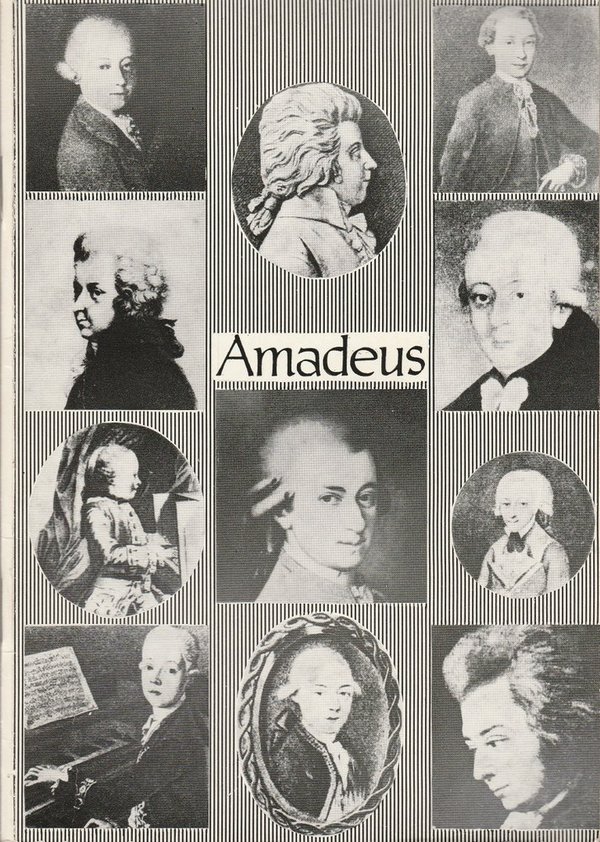 Programmheft Peter Shaffer AMADEUS Theater Stralsund 1983