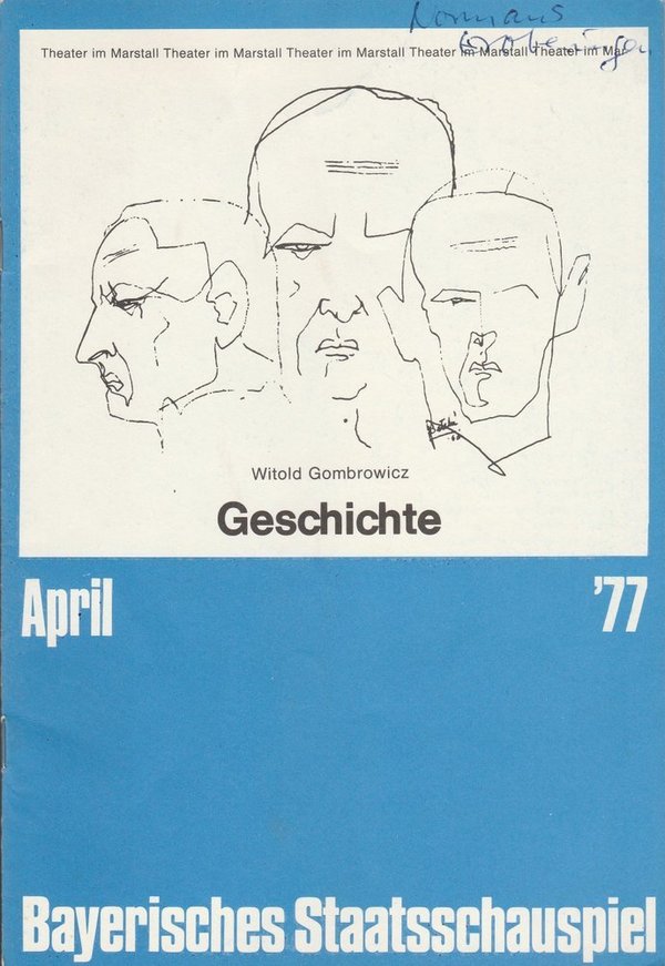Programmheft Ayckbourn NORMANS EROBERUNGEN Bayerisches Staatsschauspiel 1977