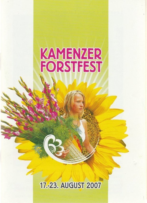 Programmheft Kamenzer Forstfest 17. bis 23. August 2007