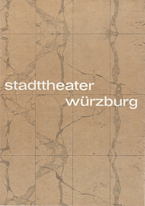 Programmheft Anton Tschechow DER KIRSCHGARTEN Stadttheater Würzburg 1969