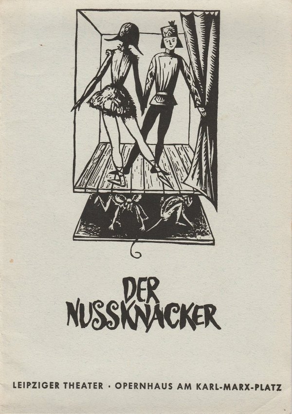 Programmheft Peter Tschaikowski DER NUSSKNACKER Theater Leipzig 1970