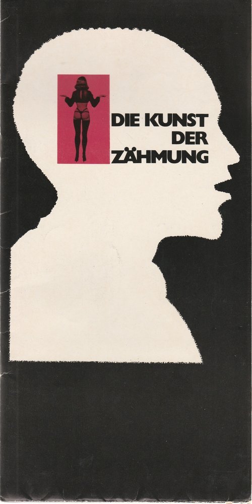 Programmheft Martin Sperr DIE KUNST DER ZÄHMUNG Bühnen Nürnberg 1973