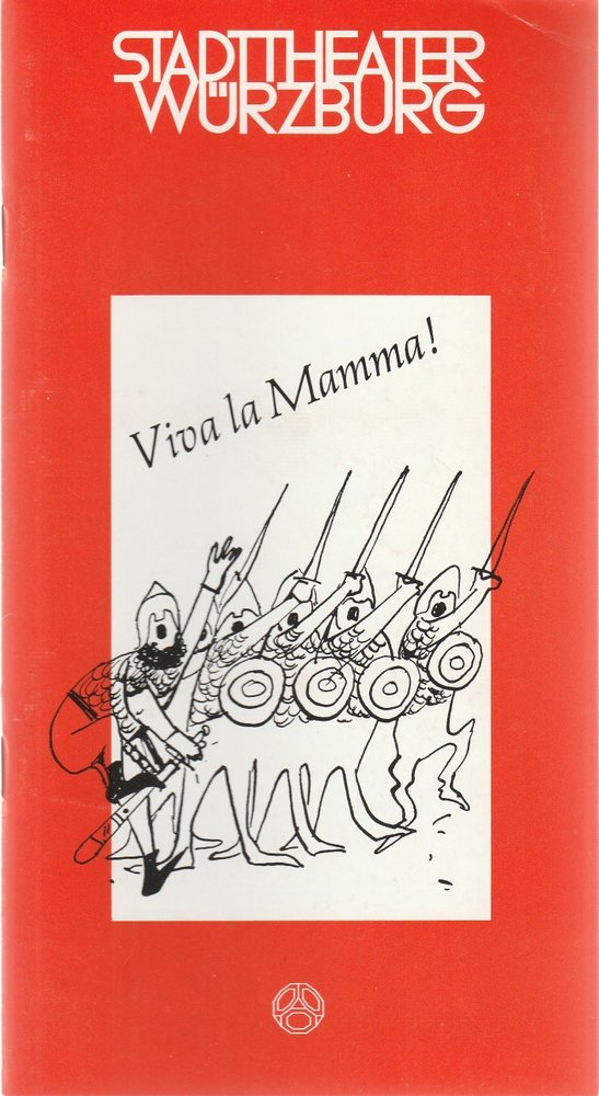 Programmheft Gaetano Donizetti VIVA LA MAMMA ! Stadttheater Würzburg 1979