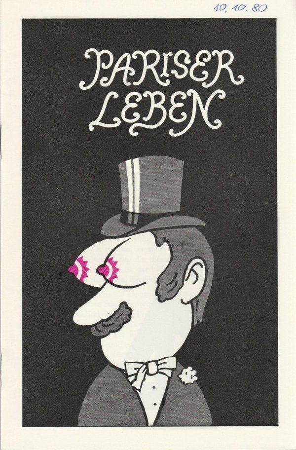 Programmheft Jacques Offenbach PARISER LEBEN Metropol Theater 1979