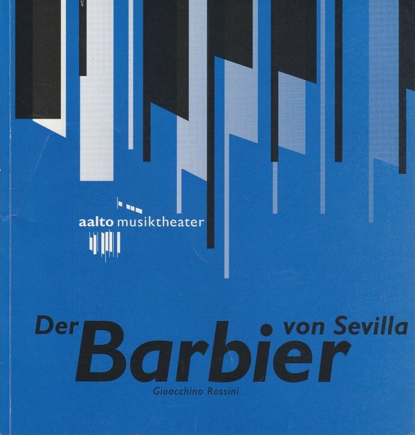 Programmheft Gioacchino Rossini DER BARBIER VON SEVILLA Aalto Musiktheater 1994