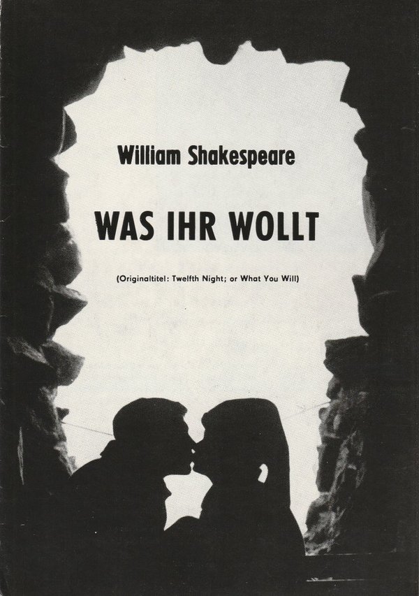Programmheft Shakespeare WAS IHR WOLLT Thomas-Müntzer-Theater Eisleben 1985