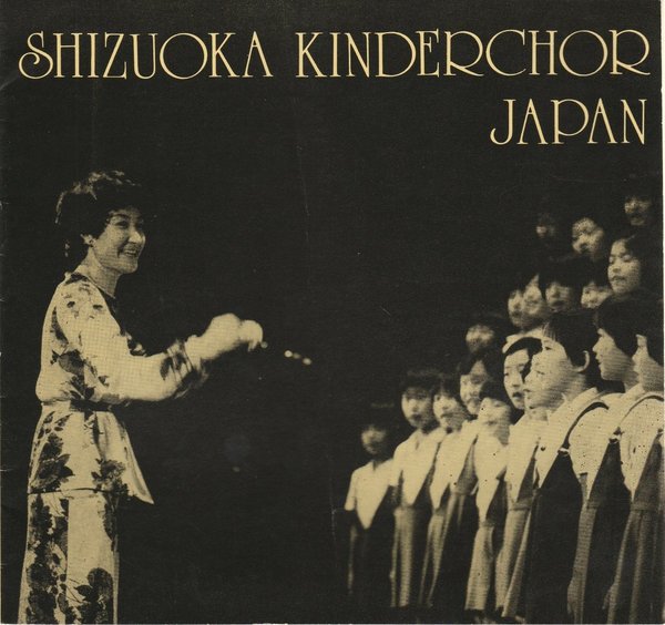 Programmheft SHIZUOKA KINDERCHOR JAPAN Gastspiel DDR 1982