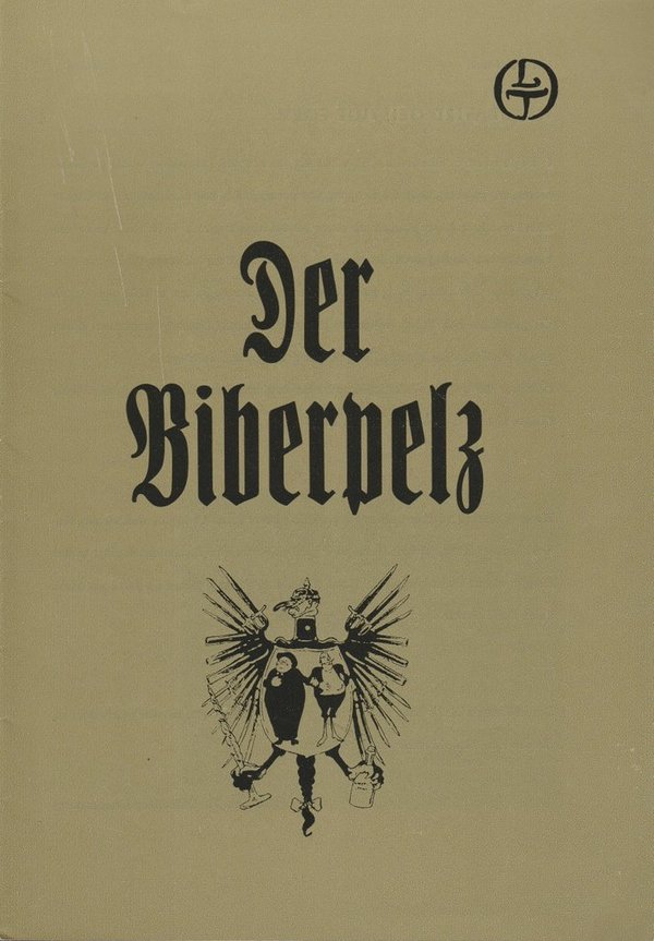 Programmheft Gerhart Hauptmann DER BIBERPELZ Schauspielhaus Leipzig 1970